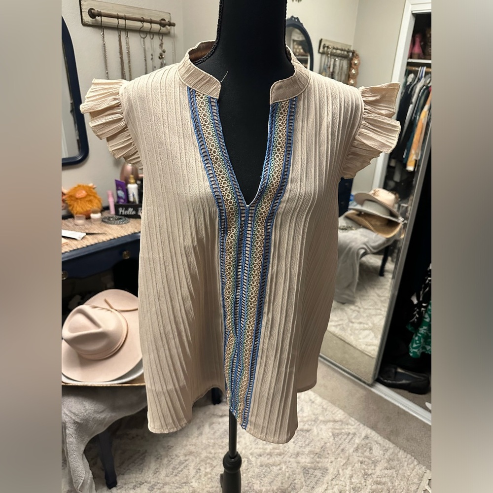 Bohemian or western style top.